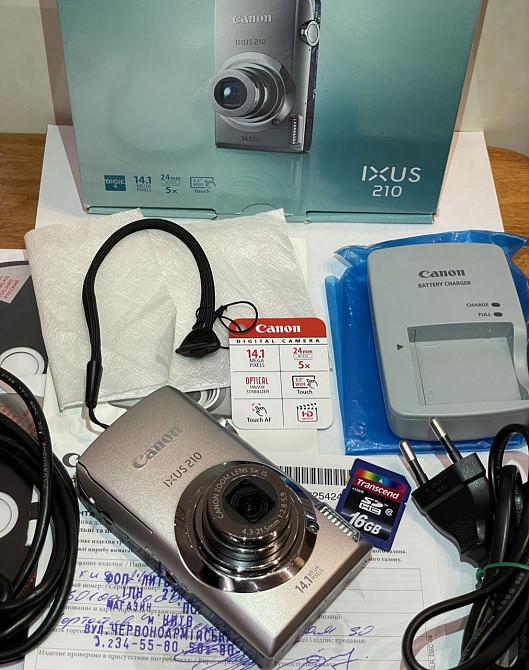 Фотоапарат Canon IXUS 210 Київ - фото 8