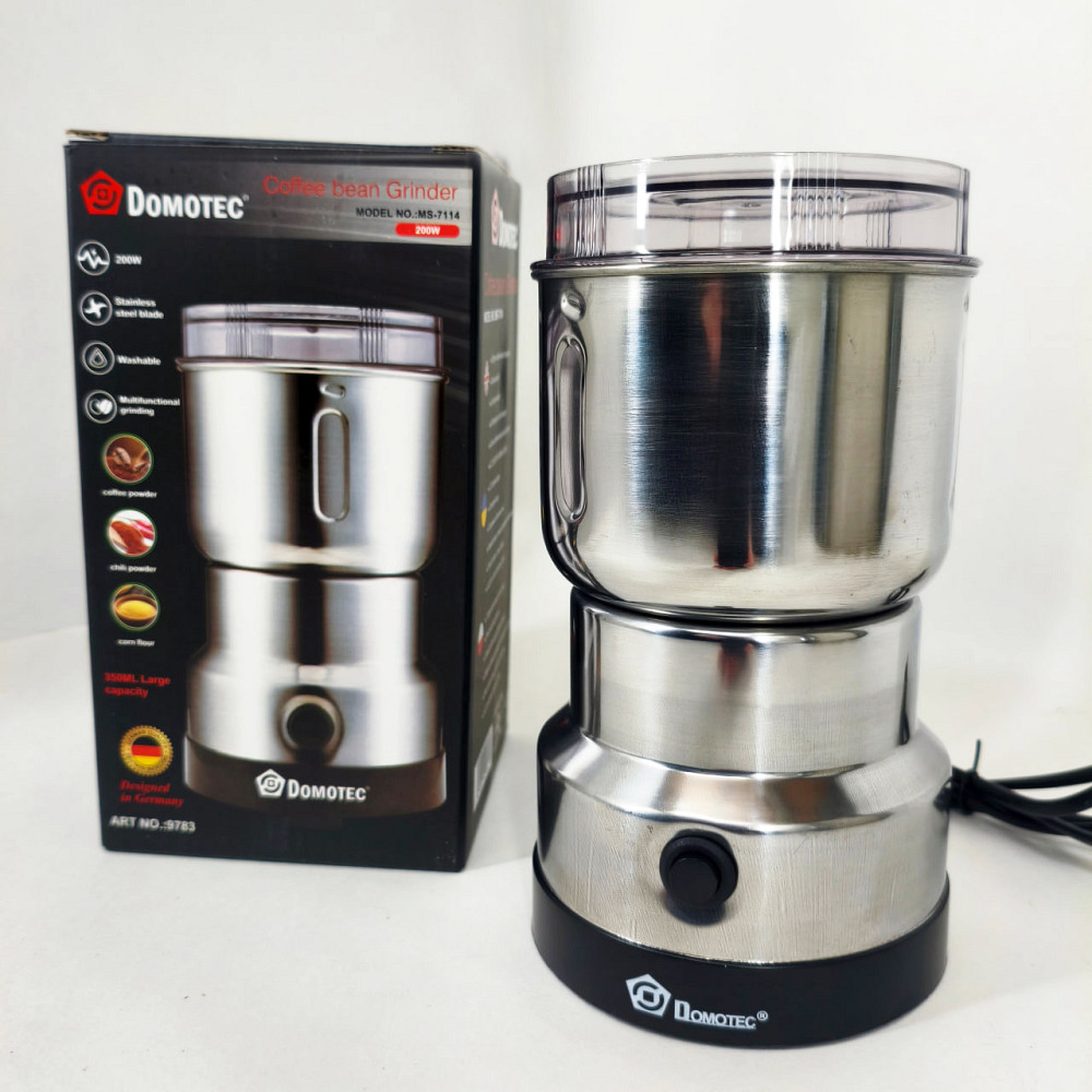 Електрична кавомолка Domotec MS 7114 200Вт ножова для кави та спецій YJ-82 Івано-Франківськ - фото 2