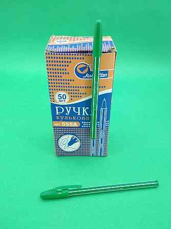 Ручка кулькова JosefOfften 555A зелена (50 шт) Харків