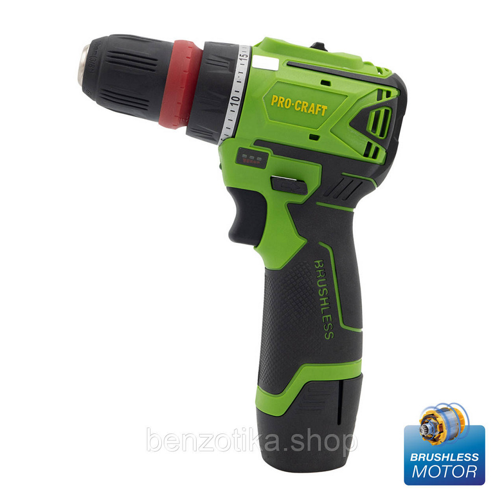 Шуруповерт Procraft PA12BL DFR (з 1 акб і зп) Киев - изображение 1