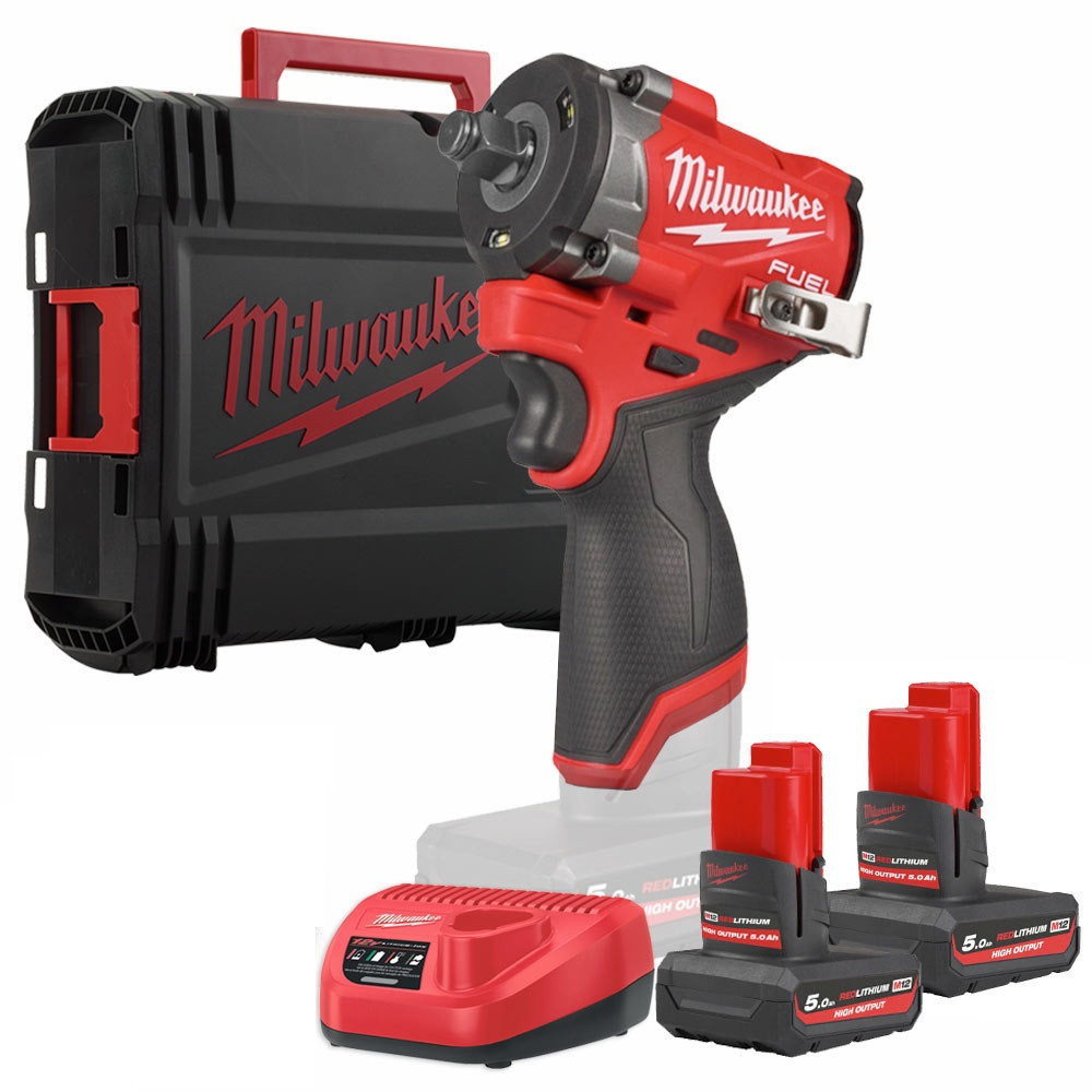 Гайковерт високомоментний MILWAUKEE 1/2" (746 Нм) M12 FCIWF12G3-502X (+2 акумулятори, зарядний пристрій, HD Одеса - фото 10