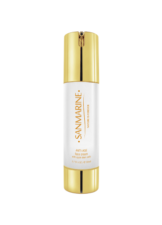 SanMarine Крем обличчя зі стовбуровими клітинами яблуні Anti Age Face Cream with apple stem cells 50 мл Дніпро