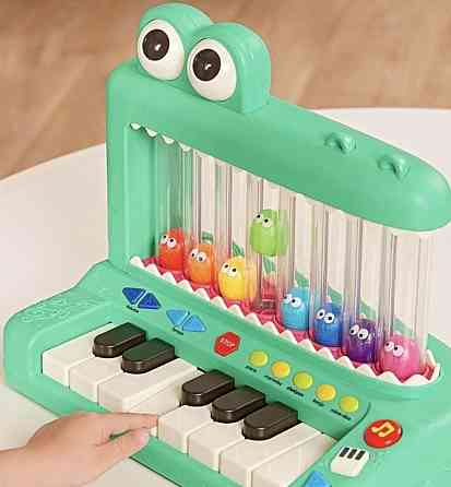 Іграшка-піаніно музична Battat Croco Pop Crocodile Крокофон гіппопофон. Харків