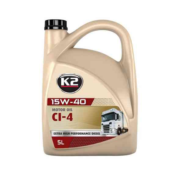 Моторне масло K2 Motor Oil CI-4 15W-40 5л Львів