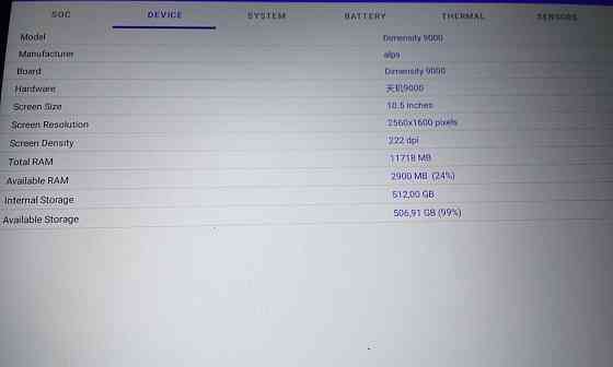 Планшет 12/512 HD 2k BDF. Киев