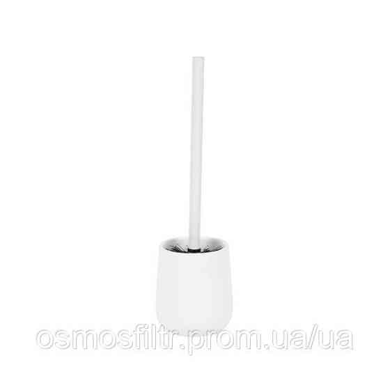 Гарнитур для WC Axentia Mondra белый soft touch доломит 9.5x36x11 см (136028) Киев