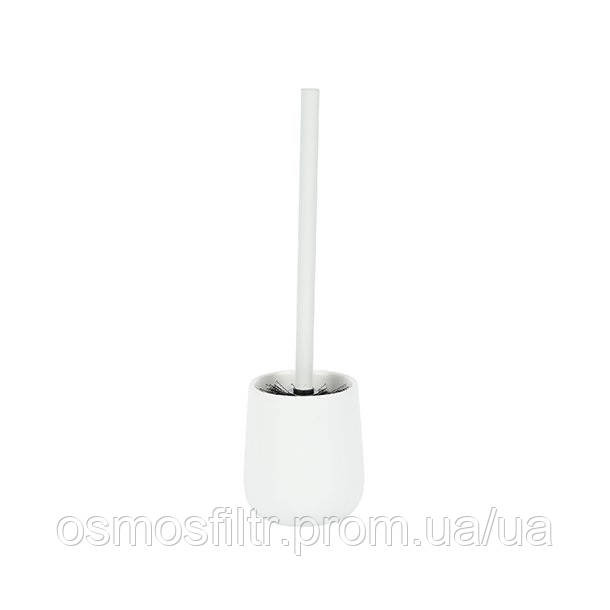 Гарнитур для WC Axentia Mondra белый soft touch доломит 9.5x36x11 см (136028) Киев - изображение 1