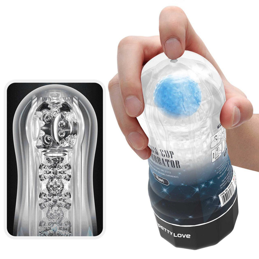 Прозрачный мастурбатор вагина PRETTY LOVE VACUUM CUP MASTURBATOR Planet ABS TPR Sex Aura Киев - изображение 7