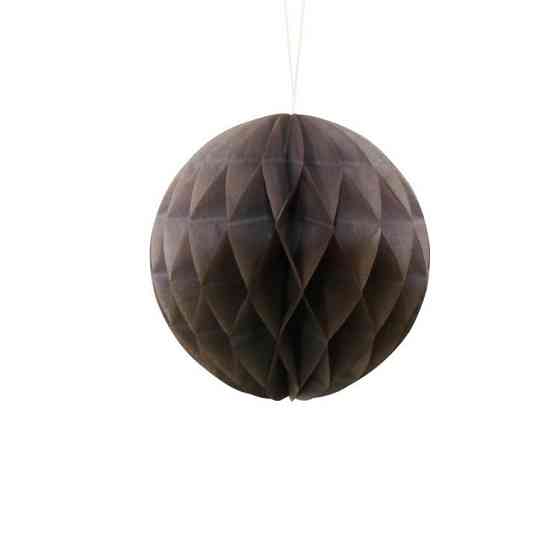 Шар соты бумажный 15 см графит Киев