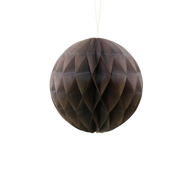 Куля соти паперова 15 см графіт Київ - фото 1