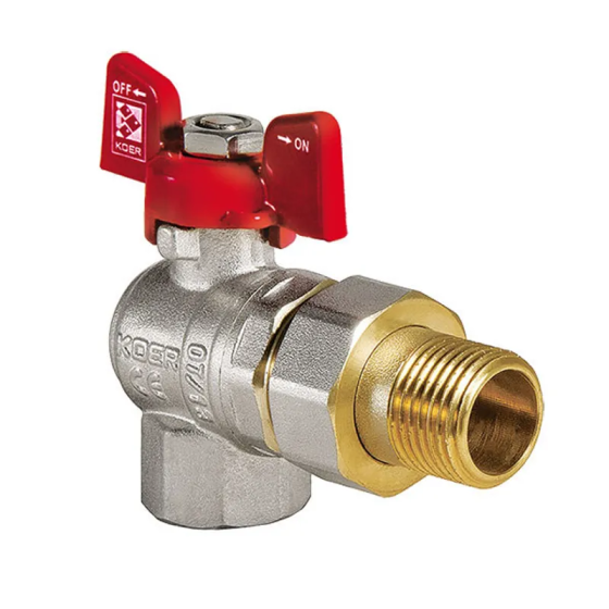 Кран з американкою 1" (Koer KR.228) кутовий (KR0149)   ( 22293 ) Харків