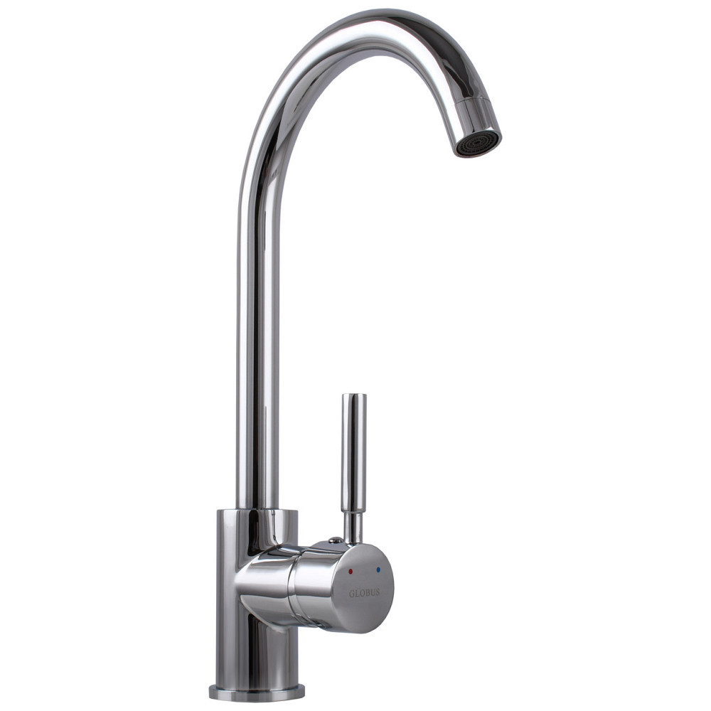 Змішувач для кухні Globus Lux LAZER GLLR-0203S латунь на гайці (000018459) Київ - фото 4