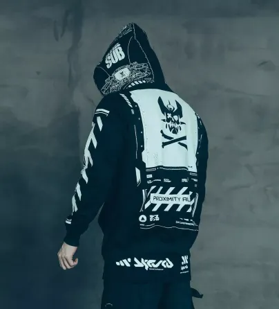 Худи, черная толстовка мужская, свитшот 2711253652 размер 42 Днепр