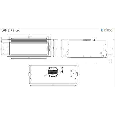 Вытяжка кухонная Elica ENTER IX/A/72 Винница