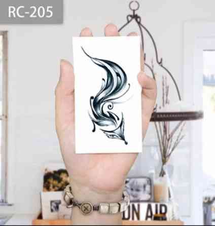 Перекладна татуювання на тіло "Лис" - розмір стікера 10*6см Київ