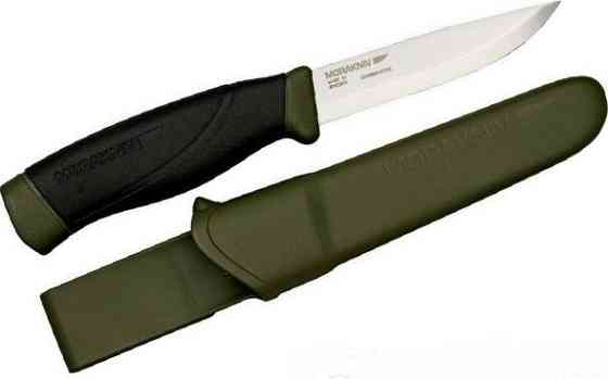 Туристичний Ніж з чохлом Morakniv "Companion" Olive (11863) Вуглецева сталь Нововолинськ