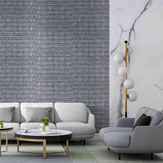 R017-2-20 Панель стеновая в рулоне 3D 700х19600х2мм Серебро SW-00002278 Днепр