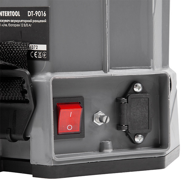 Обприскувач акумуляторний ранцевий 16 л, 3.1 л/хв, батарея 12 В/8 Аг INTERTOOL DT-9016 Київ - фото 8