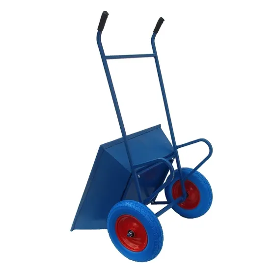 Тачка строительная ТСД-350ПН двухколесная усиленная, объем 90 л, груз до 250 кг, колеса пневматические 350 мм. Харьков