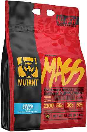 Гейнер Mutant Mass 6800 g NEW (Cookies Cream) Луцьк