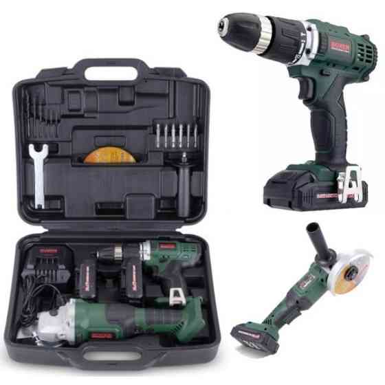 Набор шуруповертов болгарка 7000 об/мин, Boxer SR-016 набор аккумуляторного инструмента SZ-13 Ивано-Франковск