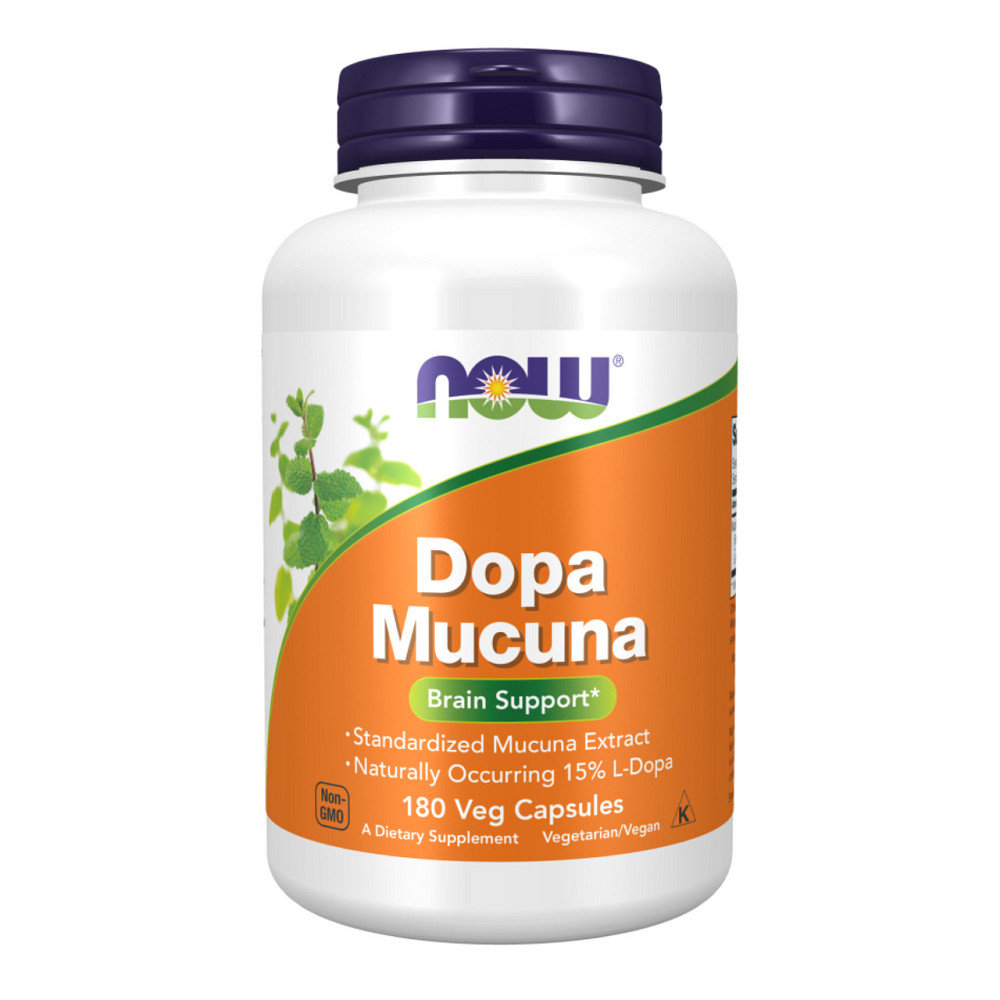 Мукуна пекуча Now Foods Dopa Mucuna 180 vcaps Київ - фото 1