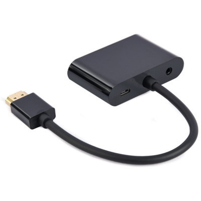 Переходник Cablexpert HDMI to HDMI/VGA+audio 3.5mm (A-HDMIM-HDMIFVGAF-01) Винница - изображение 2