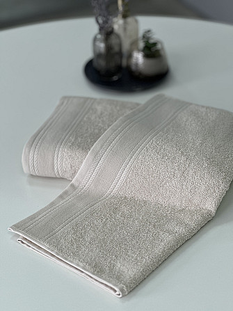 Махровое полотенце IDEAL TEXTILE Легкий бриз 50х90 см 450 г/м2 100% хлопок Бежевий Черновцы - изображение 4