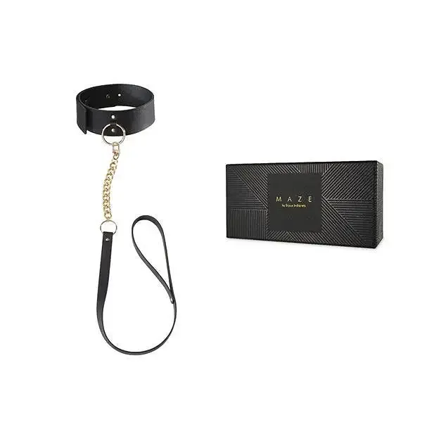 Чокер Bijoux Indiscrets MAZE – Wide Chocker Black Львів - фото 2