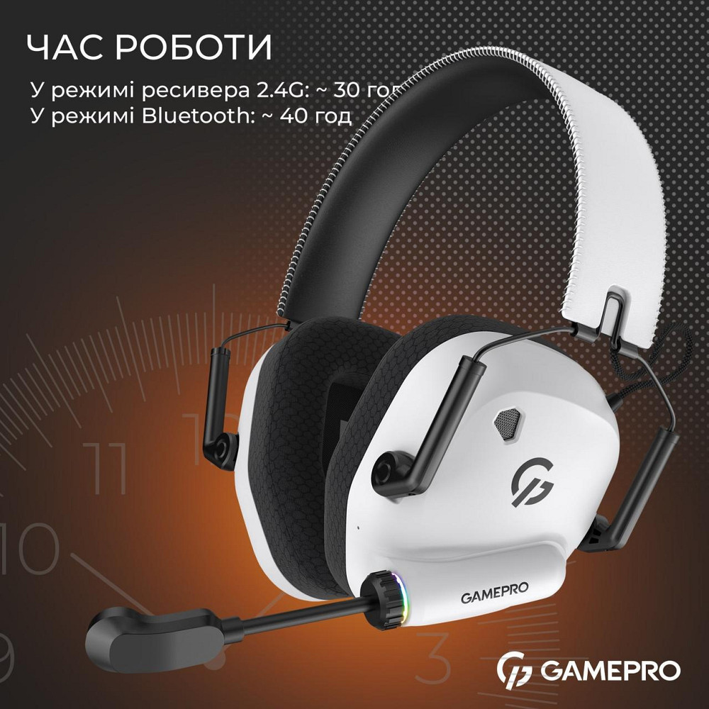 Гарнітура GamePro Genesis Mercury Pro White (HSW120W) ( 26608 ) Харьков - изображение 1