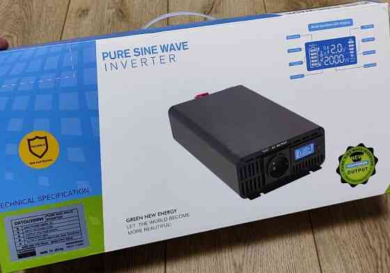 Інвертор 12v 220v  DATOUBOSS 2000W(4000W)Чистий синус. Харків