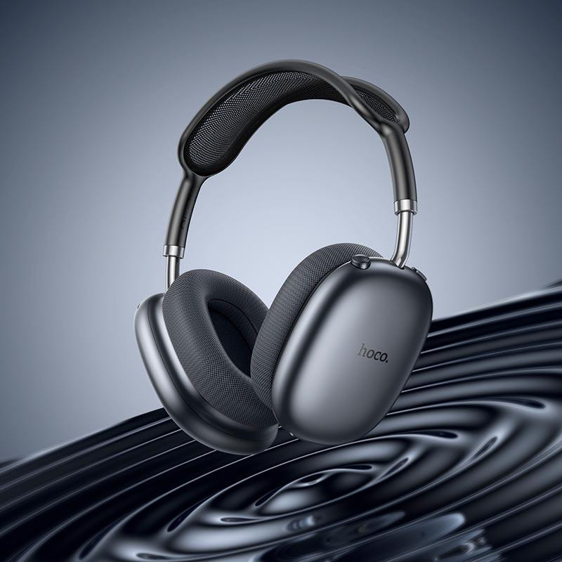 Навушники бездротові Bluetooth HOCO W55 Plus, сірі Винница - изображение 4