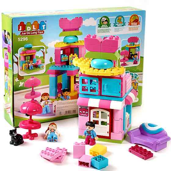 Конструктор будиночок на 65 деталей JDLT. Конструктор дитячий. Лего Кам'янець-Подільський