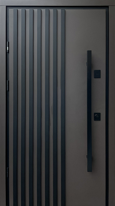 Двері вуличні, Berez Street Plus, модель LOFT RAL 8019, ТЕРМОРОЗРИВ 870 Київ - фото 1