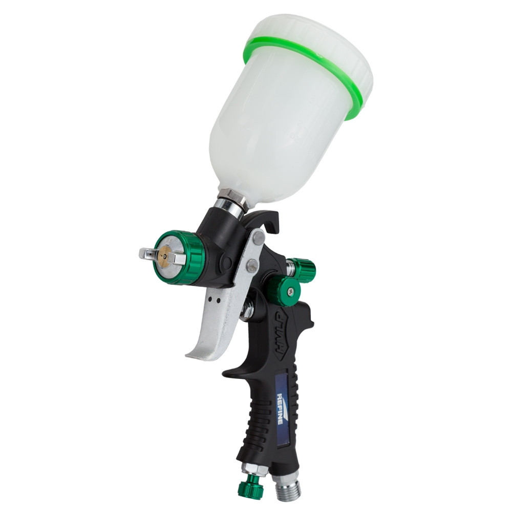 Refine Краскораспылитель HVLP Ø0.8 мм 60-170 л/мин 1.5-2 бар в/б 100 мл (пласт) REFINE (6812311 Коломыя - изображение 2