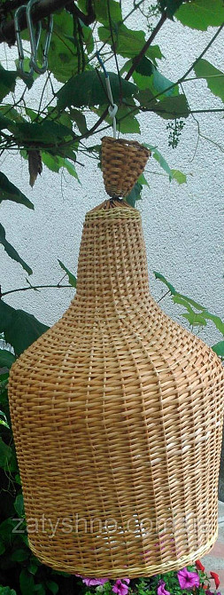 Люстра із лози велика світла Київ - фото 1