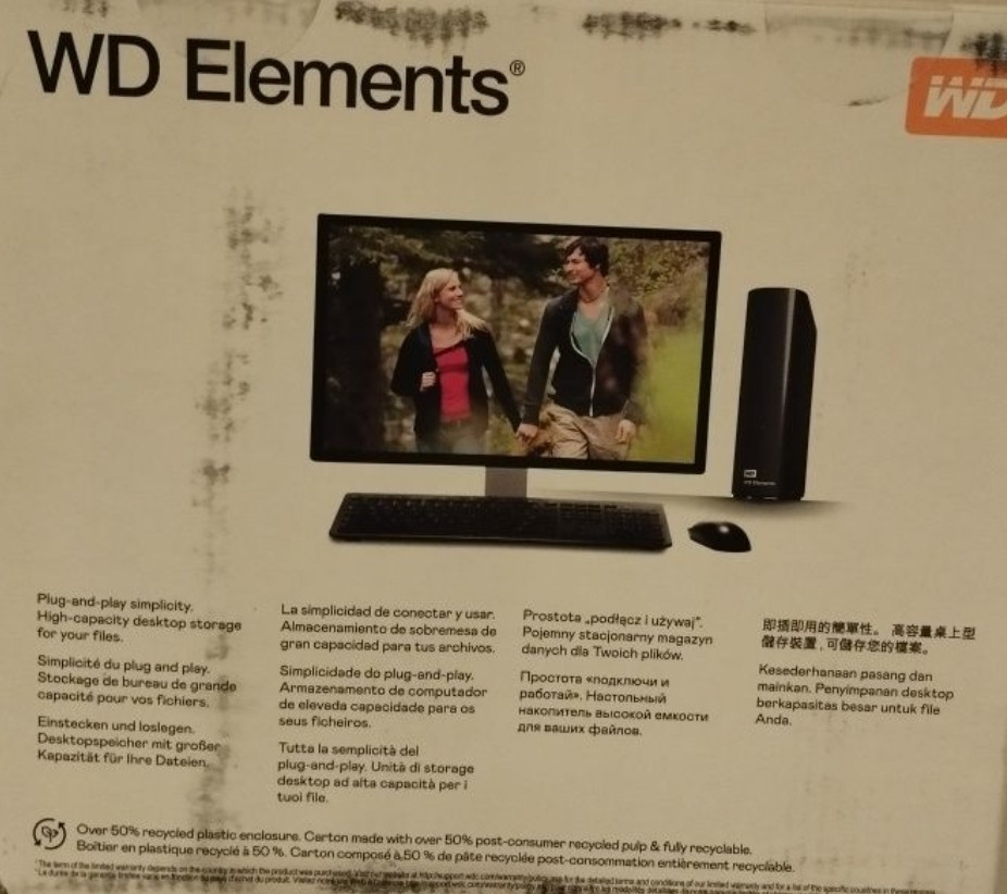 Жесткий диск Western Digital Elements 4TB WDBU6Y0040BBK-WESN 2.5 USB. Киев - изображение 4