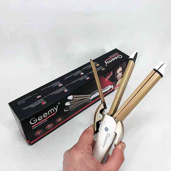 Праска плойка щітка для випрямлення волосся GEMEI, Праска-випрямляч потужна, Професійна праска AF-18 Івано-Франківськ