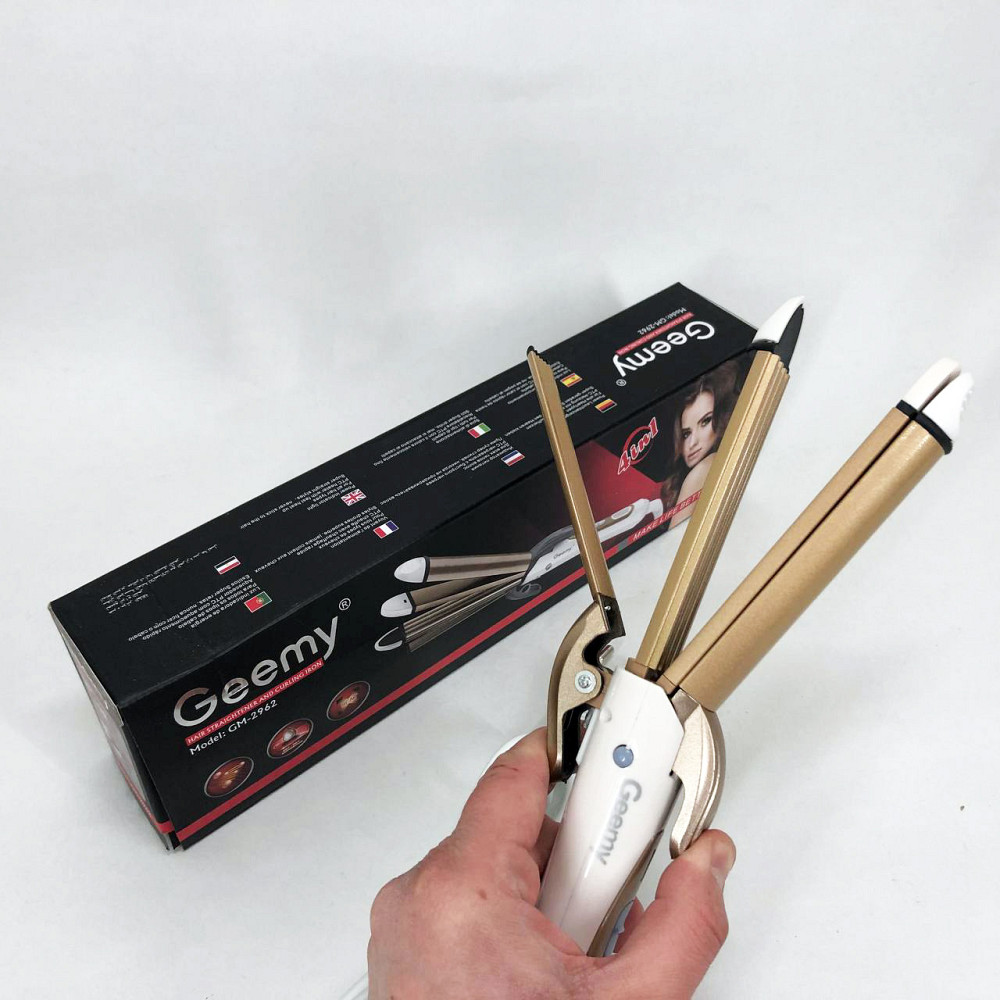 Праска плойка щітка для випрямлення волосся GEMEI, Праска-випрямляч потужна, Професійна праска AF-18 Івано-Франківськ - фото 6