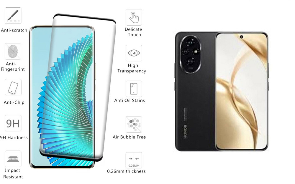 Защитное стекло HyperGlass Pro для Honor 200, 200 Pro – максимальная чувствительность и защита Киев - изображение 2