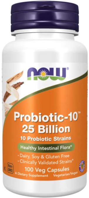 Пробіотики Now Foods Probiotic-10TM 25 Billion 100 розт капс Київ - фото 4