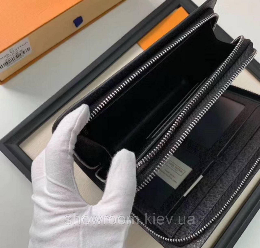 Чоловічий бреновий клатч барсетка LV (2012) black Київ - фото 5