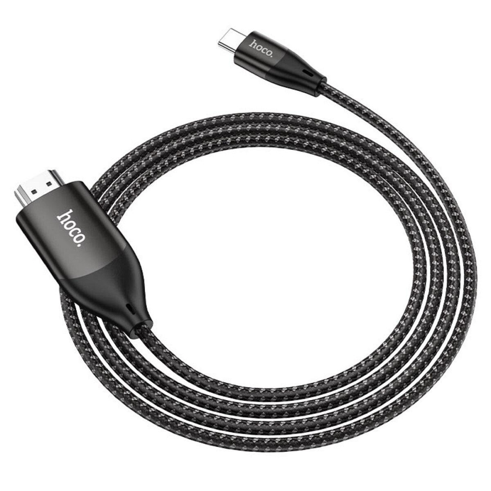 Кабель для відео відеокабель HOCO UA16 Type-C - HDTV HD on-screen cable, колір металево-сірий 6931474755025 Одеса - фото 5