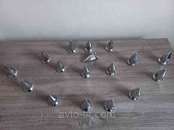 Ковпачок пластиковий на гайку 32/33 мм нікель Ковпачок пластиковий піка 32/33 мм Ковпачок на гайку піка 32 Луцьк