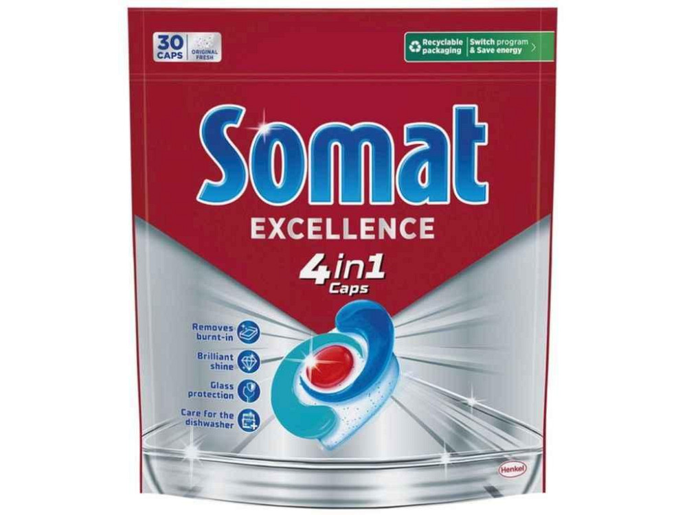 Таблетки для посудомоечной машины Exellence (30шт) ТМ SOMAT Киев - изображение 1