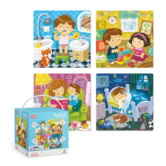 Дитячий пазл "Мій День" DoDo 300130, 4в1 Вінниця