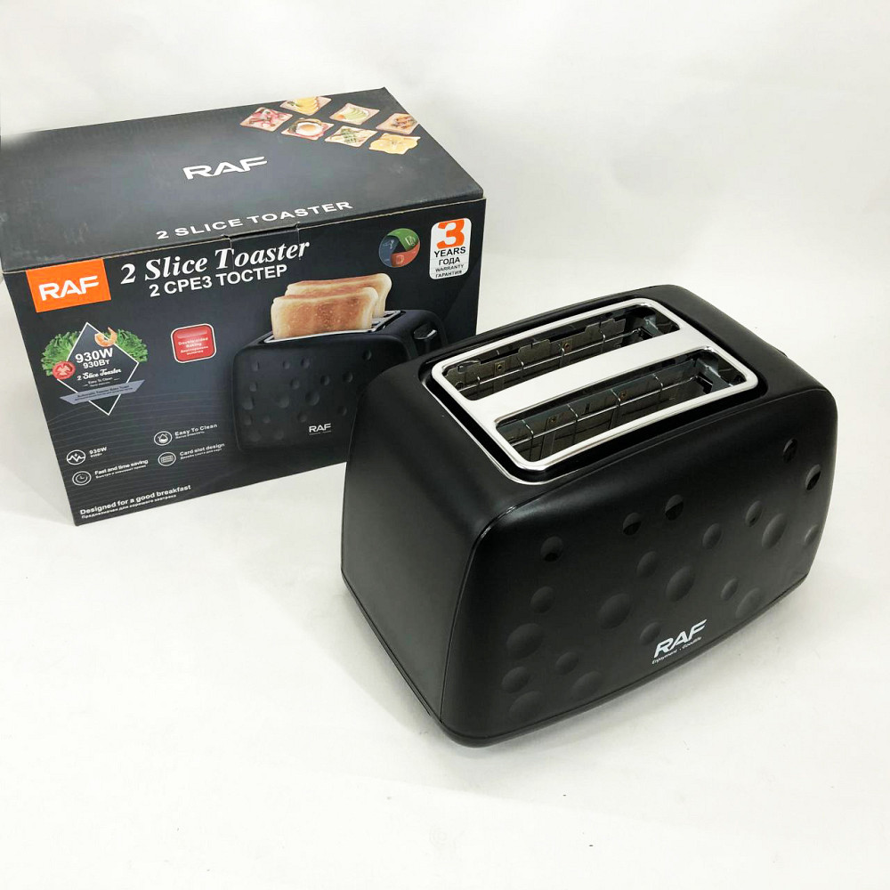 Тостер зі знімним піддоном для крихт RAF, Хороший сендвіч-тостер, Бюджетний тостер для кухні LT-58 Івано-Франківськ - фото 6