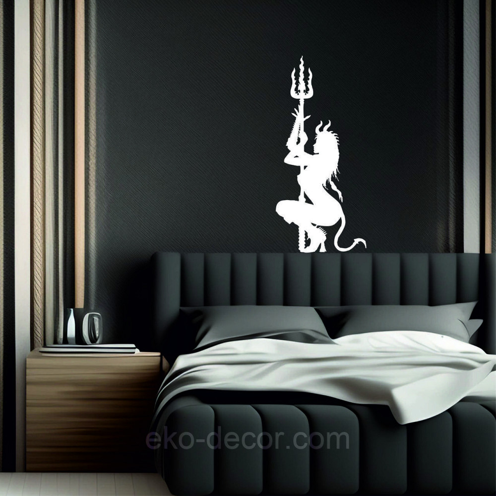 Декоративне настінне Панно «Дівчина Дияволиця», Декор на стіну Київ - фото 3