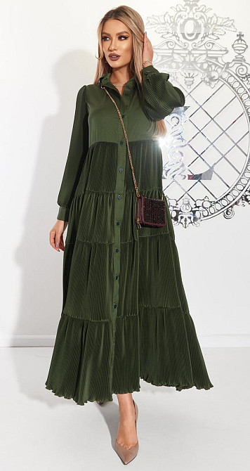 Шовкове плаття плісе (42) Київ - фото 6