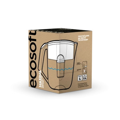 Фильтр-кувшин Ecosoft Maxima перлинний (FMVMAXIMAWECO) Винница - изображение 5